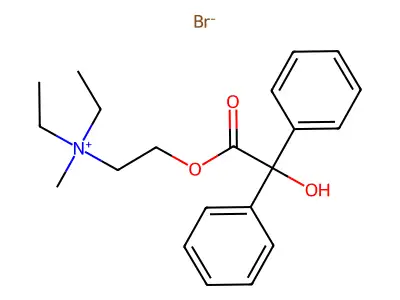 甲基苯羟乙胺溴化物 structure
