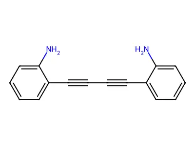Benzenamine, 2,2'-(1,3-butadiyne-1,4-diyl)bis- structure