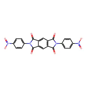 2,6-Bis(4-nitrophenyl)pyrrolo[3,4-f]isoindole-1,3,5,7(2H,6H)-tetrone structure