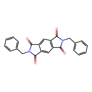 Benzo[1,2-c:4,5-c']dipyrrole-1,3,5,7(2H,6H)-tetrone, 2,6-bis(phenylmethyl)- structure