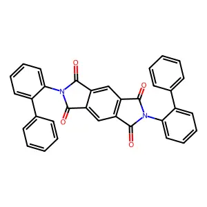2,6-Di[1,1'-biphenyl]-2-ylpyrrolo[3,4-f]isoindole-1,3,5,7(2H,6H)-tetrone structure