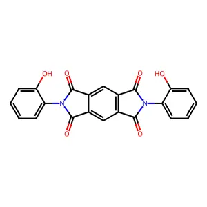 2,6-Bis(2-hydroxyphenyl)pyrrolo[3,4-f]isoindole-1,3,5,7-tetrone structure