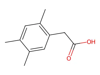 2-(2,4,5-Trimethylphenyl)acetic acid structure