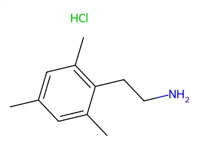 2,4,6-Trimethylphenethylamine structure