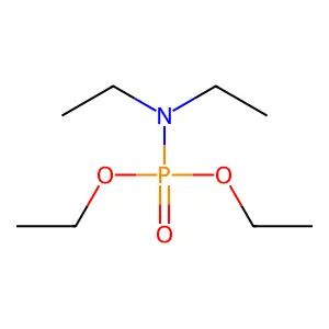 Phosphoramidic acid, N,N-diethyl-, diethyl ester structure