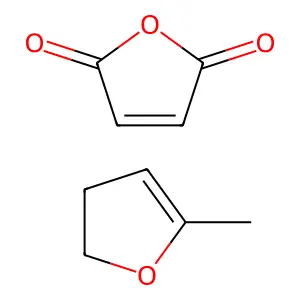 Furan-2,5-dione-5-methyl-2,3-dihydrofuran(1:1) structure