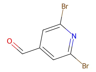 2,6-Dibromoisonicotinaldehyde structure