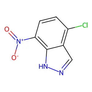 4-chloro-7-nitro-1H-indazole structure