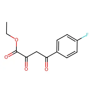 Ethyl 4-(4-fluorophenyl)-2,4-dioxobutanoate structure