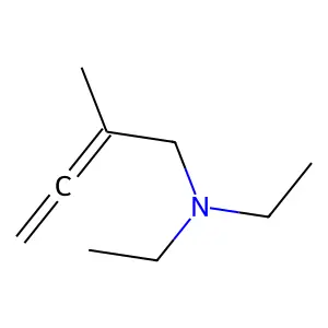 N,N-二乙基-2-甲基-2,3-丁二烯-1-胺 structure