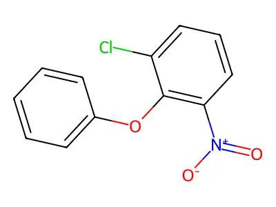 1-Chloro-3-nitro-2-phenoxybenzene structure