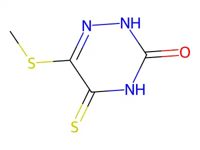 6-methylsulfanyl-5-sulfanylidene-2H-1,2,4-triazin-3-one structure