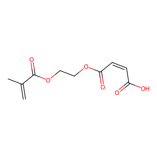 Mono-2-(methacryloyloxy)ethyl maleate structure