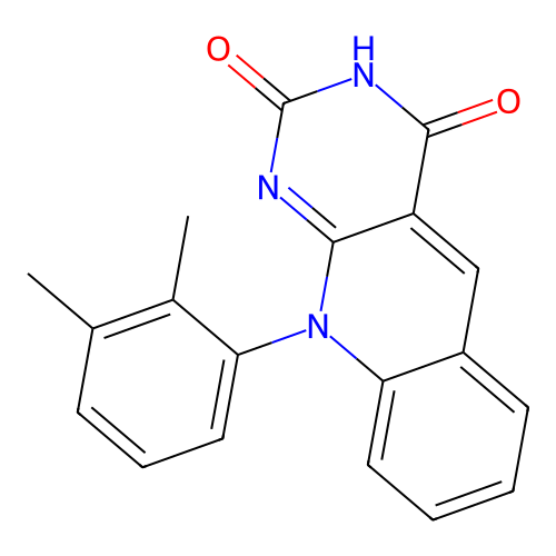 10-(2,3-Dimethylphenyl)pyrimido[4,5-b]quinoline-2,4(3H,10H)-dione structure