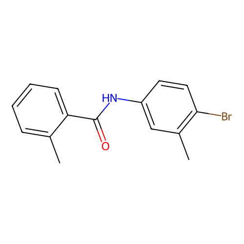N-(4-bromo-3-methylphenyl)-2-methylbenzamide structure