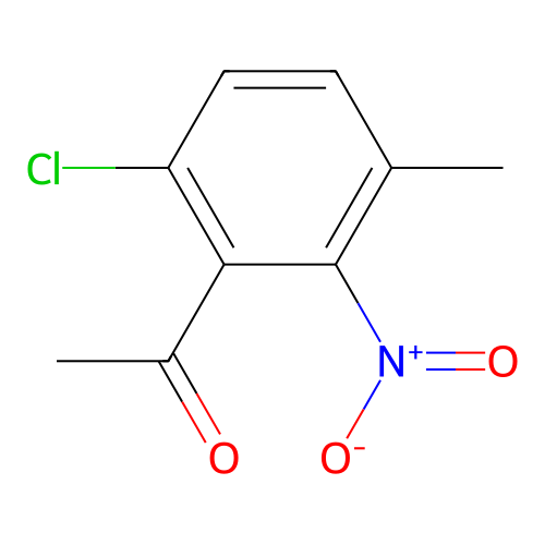 1-(6-Chloro-3-methyl-2-nitrophenyl)ethanone structure