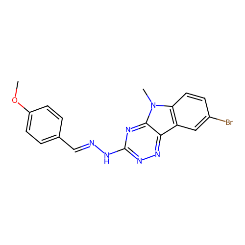 C18H15BrN6O structure