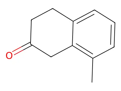8-methyl-3,4-dihydro-1H-naphthalen-2-one structure