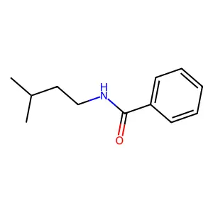 N-isopentylbenzamide structure
