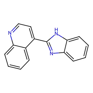 4-(1H-benzimidazol-2-yl)quinoline structure