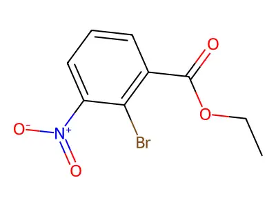 Ethyl 2-bromo-3-nitrobenzoate structure