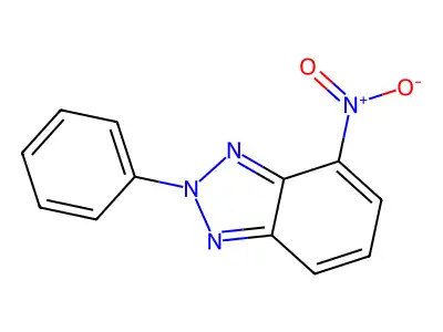 4-nitro-2-phenyl-2H-benzotriazole structure