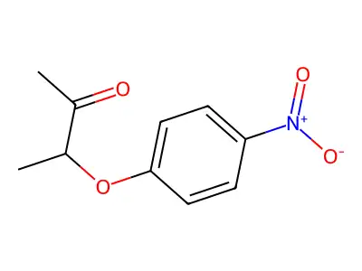 3-(4-Nitrophenoxy)butan-2-one structure