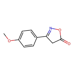 3-(4-methoxyphenyl)isoxazol-5(4H)-one structure