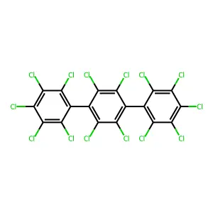 p-Tetradecachloroterphenyl structure