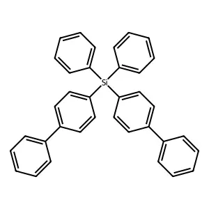 4,4''-(Diphenylsilylene)bis(1,1'-biphenyl) structure