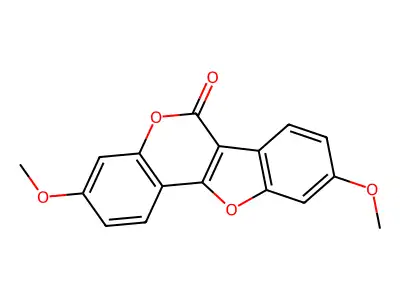 Coumestrol dimethyl ether structure