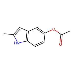 2-Methyl-1H-indol-5-yl acetate structure