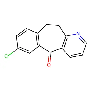 5H-Benzo(4,5)cyclohepta(1,2-b)pyridin-5-one, 10,11-dihydro-7-chloro- structure