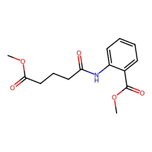 Methyl 2-[(5-methoxy-5-oxopentanoyl)amino]benzoate structure