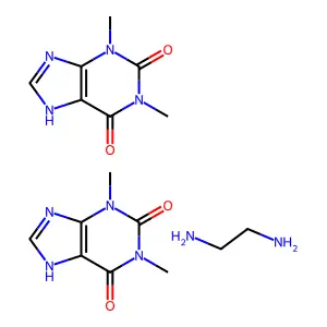 氨茶碱 structure
