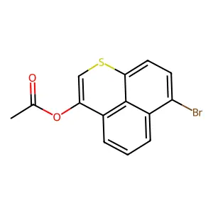 7-Bromobenzo[de]thiochromen-3-yl acetate structure