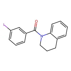 1-(3-Iodobenzoyl)-1,2,3,4-tetrahydroquinoline structure