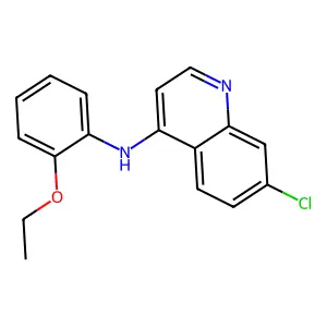 7-chloro-N-(2-ethoxyphenyl)quinolin-4-amine structure