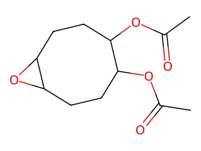 5-(Acetyloxy)-9-oxabicyclo[6.1.0]non-4-yl acetate structure
