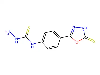 N-(4-(5-Mercapto-1,3,4-oxadiazol-2-yl)phenyl)hydrazinecarbothioamide structure