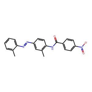 Benzamide, 4-nitro-N-[2-methyl-4-(2-tolylazo)phenyl]- structure