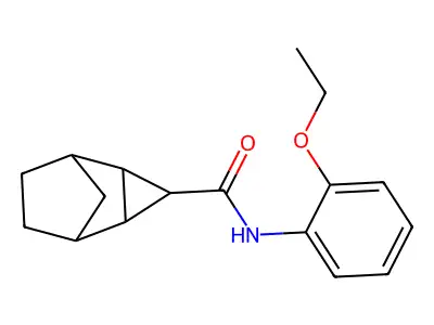 N-(2-ethoxyphenyl)tricyclo[3.2.1.0~2,4~]octane-3-carboxamide structure
