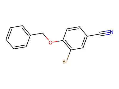 3-Bromo-4-(phenylmethoxy)-benzonitrile structure