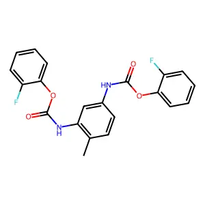 (2-fluorophenyl) N-[3-[(2-fluorophenoxy)carbonylamino]-4-methylphenyl]carbamate structure