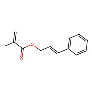 Cinnamyl methacrylate structure