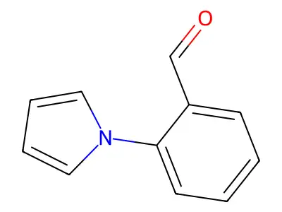 2-(1H-pyrrol-1-yl)benzaldehyde structure