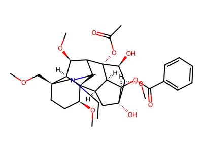 3-Deoxyaconitine structure