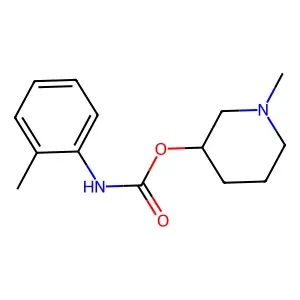 1-Methylpiperidin-3-yl hydrogen (2-methylphenyl)carbonimidate structure