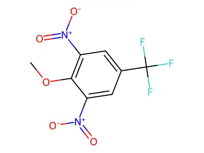 2-Methoxy-1,3-dinitro-5-(trifluoromethyl)benzene structure