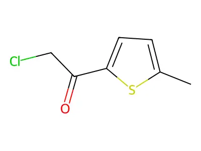 2-Chloro-1-(5-methylthiophen-2-yl)ethan-1-one structure